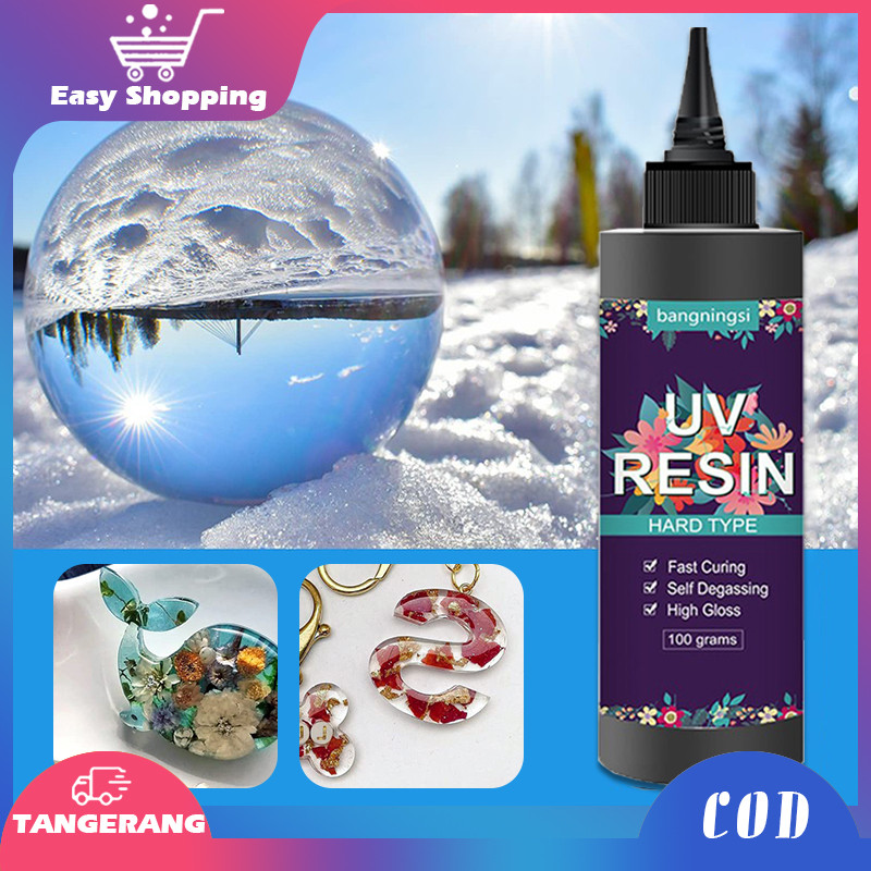 

100g Resin UV Bening DIY Resin Clear Lem UV Resin Hard