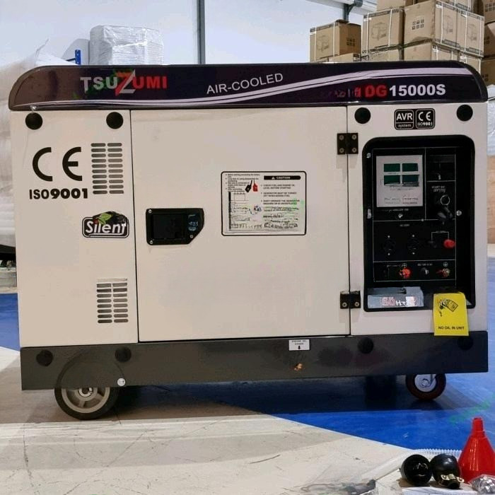 Genset silent 15 kva 1 phase diesel tsuzumi TDG15000S 10000 watt