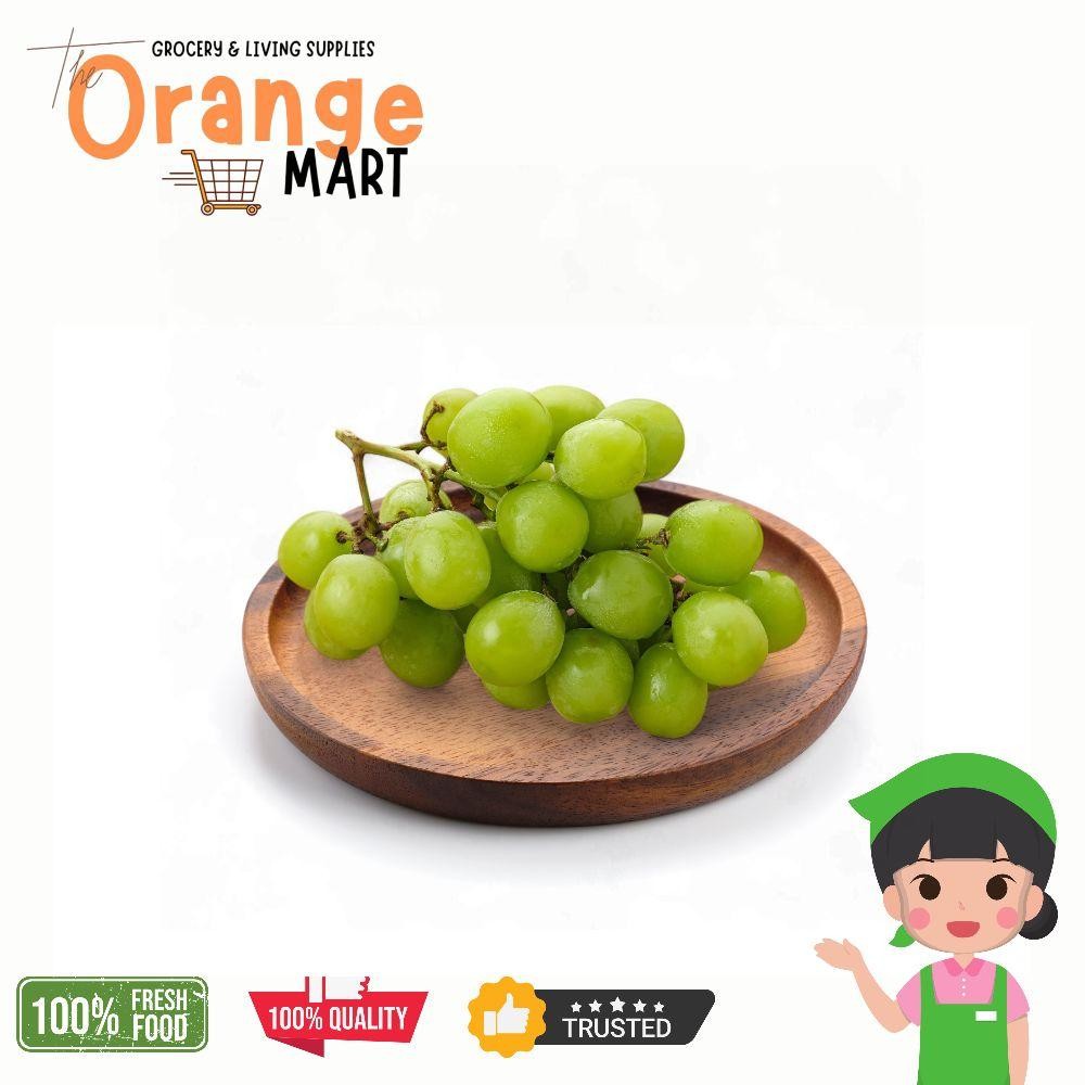 

Anggur Hijau Shine Muscat Premium Per Pack / Anggur Hijau Manis / Anggur Muscat