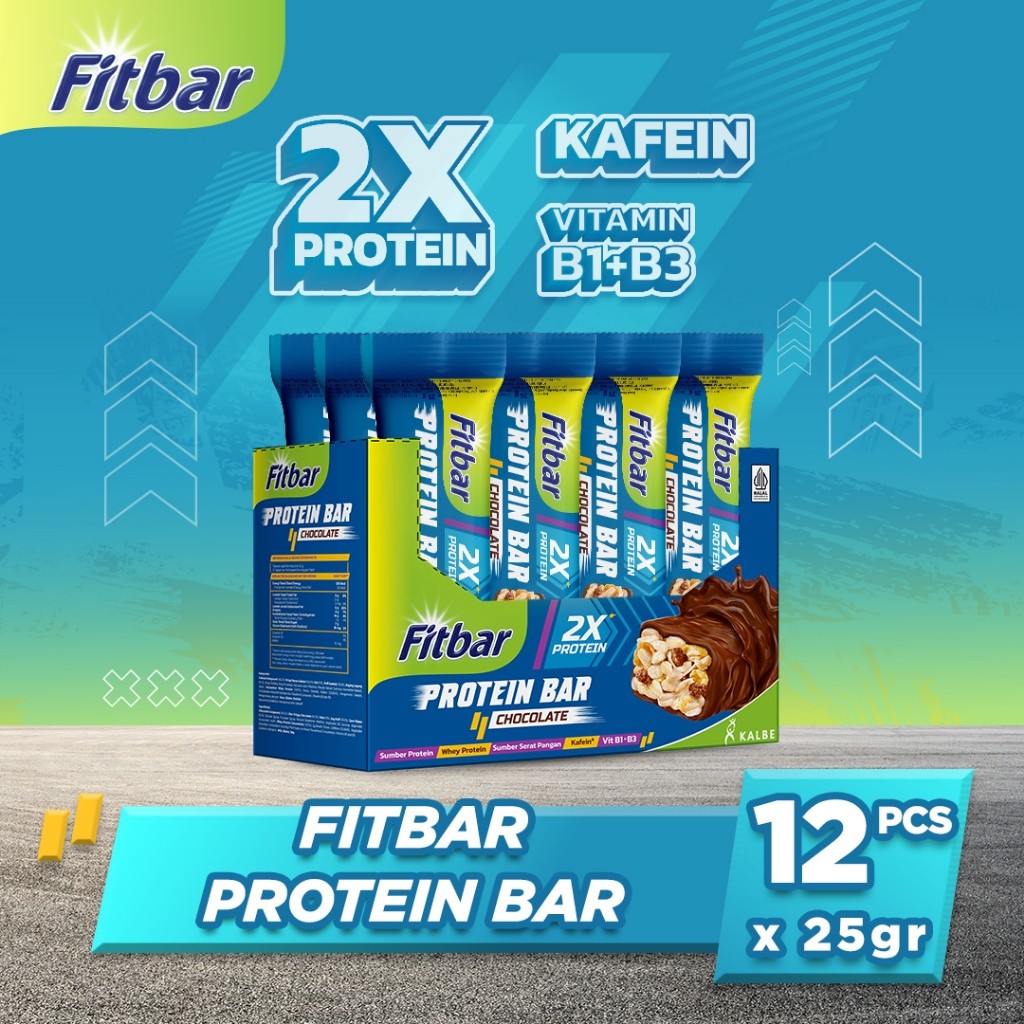 

Fitbar Protein Chocolate 12x25gr