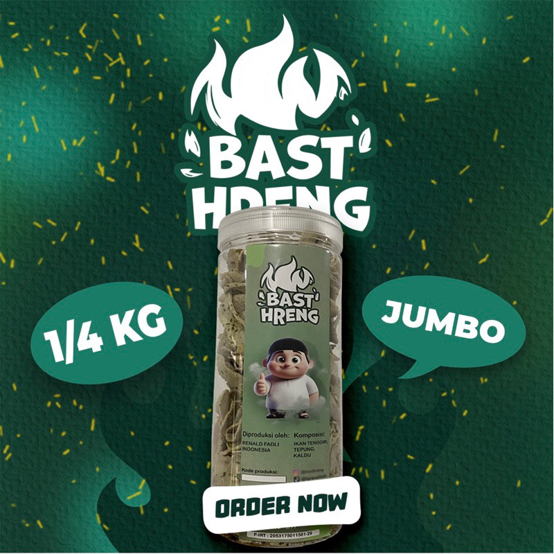 

HIJAU 1/4 KG BASTHRENG TOPLES ORIGINAL DAUN JERUK