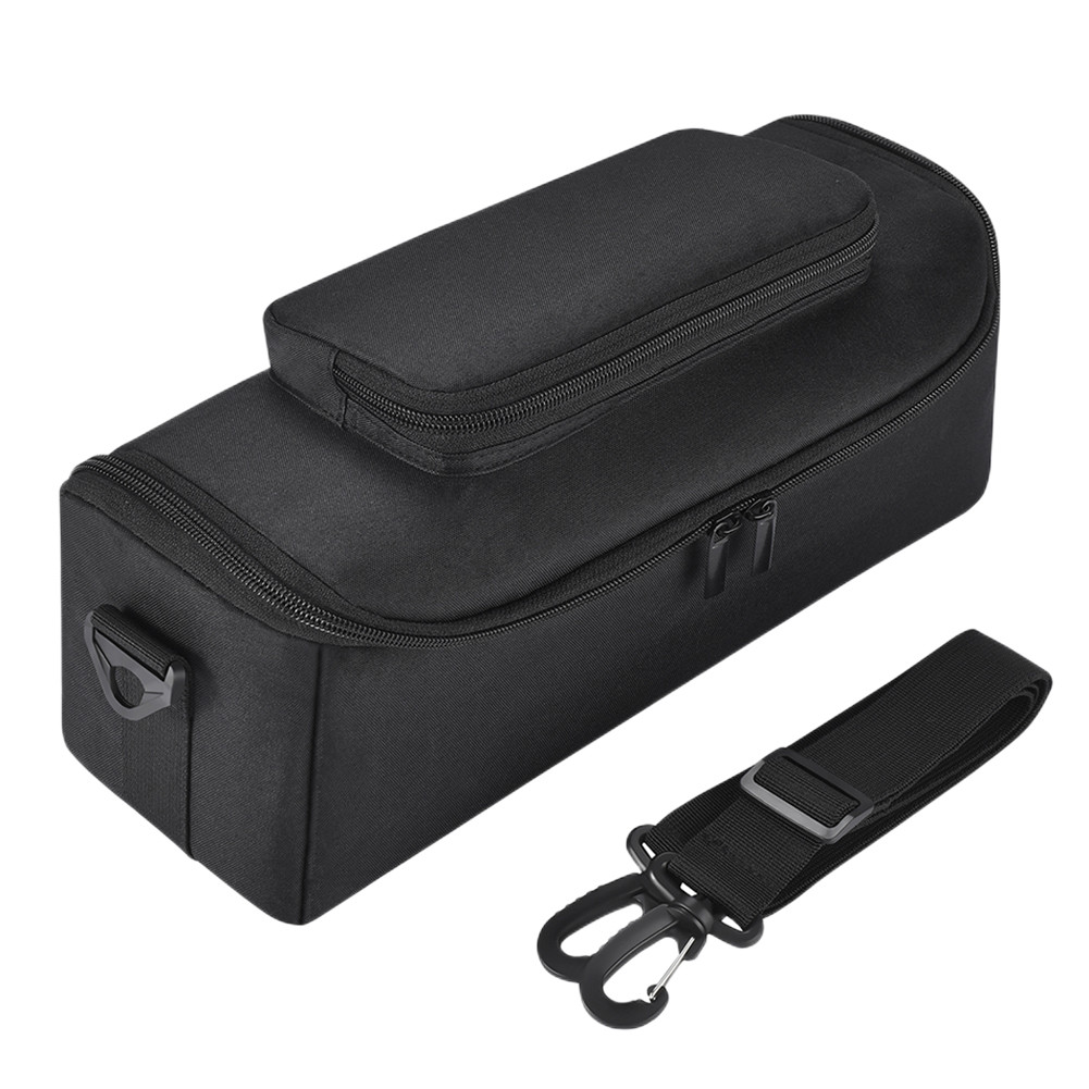 Portable Speaker Carrying Case Dustproof Protective Case Scratch-resistant Double Zipper with Sholde