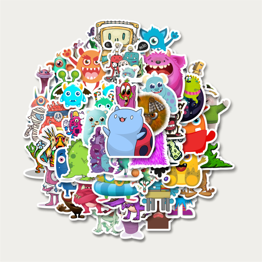

Sticker Pack Stiker Monster Art Illustration Karakter Mix 2 | Sticker TUMBLR | Stiker LAPTOP KOPER HELM