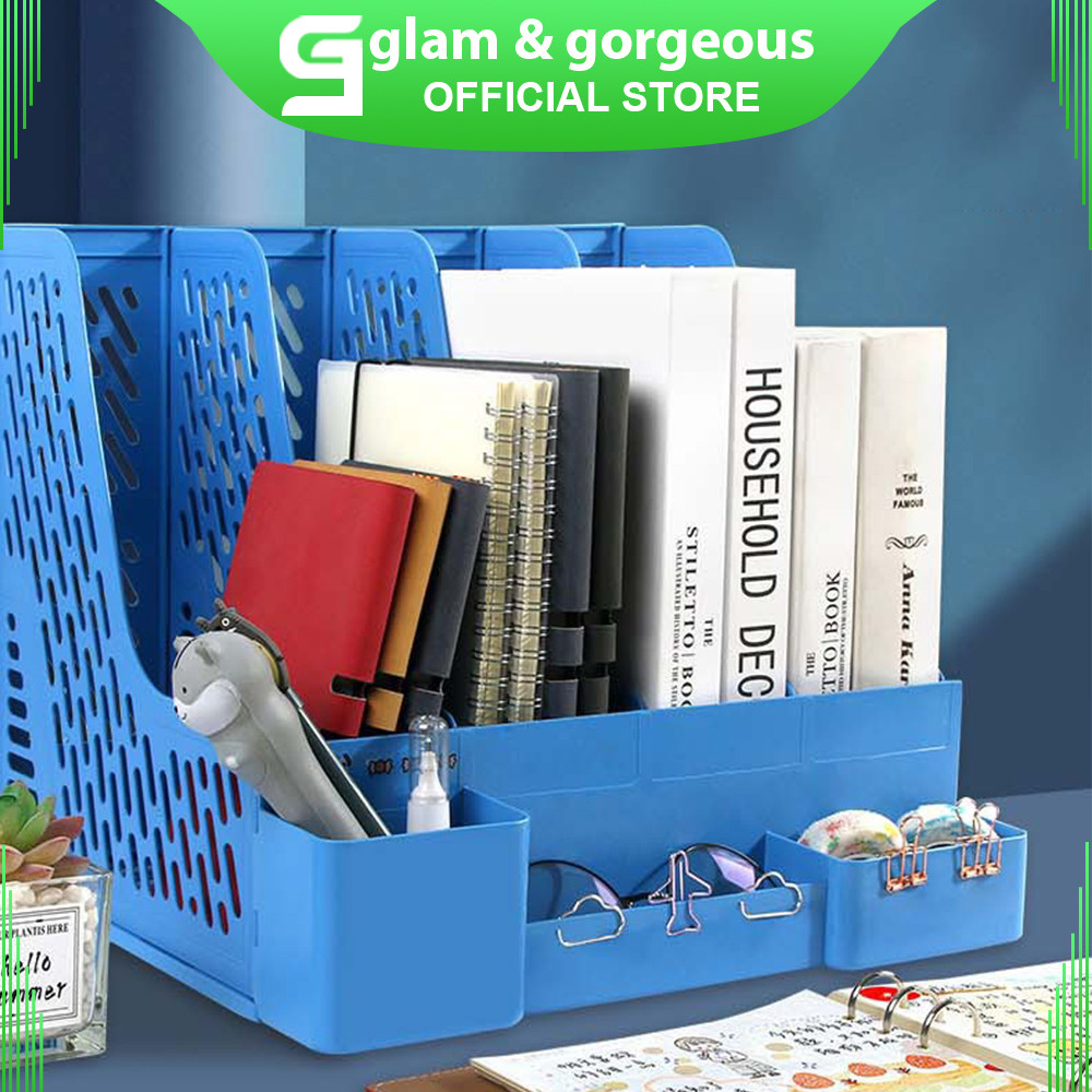 Desk Organizer Stationery File Organizer Rak Meja Kantor Buku - FO001