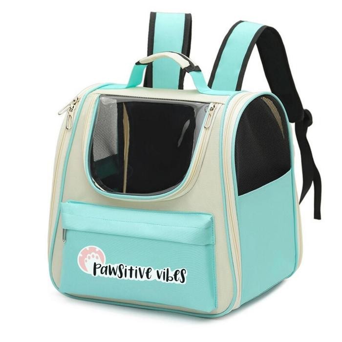 Sale PawSitive Vibes Tas Ransel Kucing Anjing Tas Travel Hewan Peliharaan Anti Air & Mudah Dibersihk