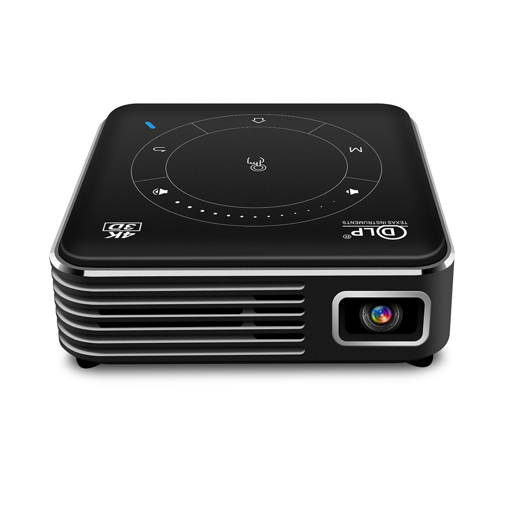 DLP P11 4K projector Android 9.0 DDR4 4GB 32GB Mini Portable LED Projector 5G Wifi Bluetooth 3D Home