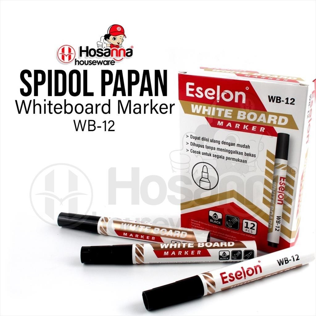 

♚1 Pcs Spidol Papan Whiteboard Satuan Eselon WB12 / Bisa Dihapus♚