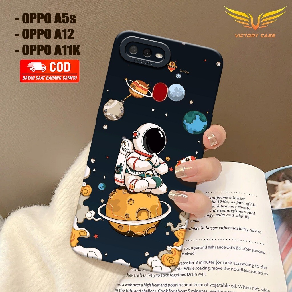 New Astronot Case - Softcase Oppo A5s / A12 / A11k - Terbaru - Case Hp Oppo A5s / A12 / A11k - Casin