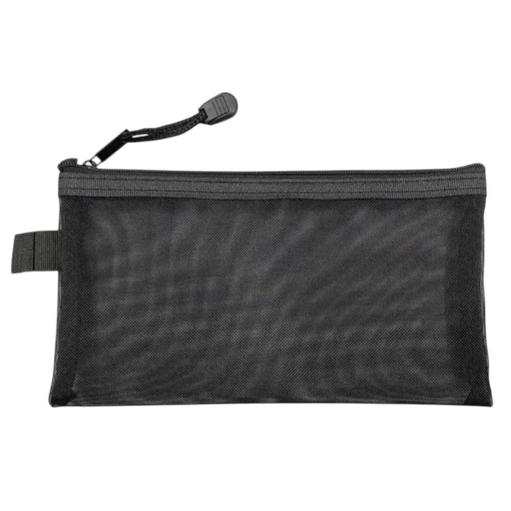 

1CLICK2BUY ZANZAN Tempat Pensil Jaring Mesh Pencil Case Zipper Storage - Z20