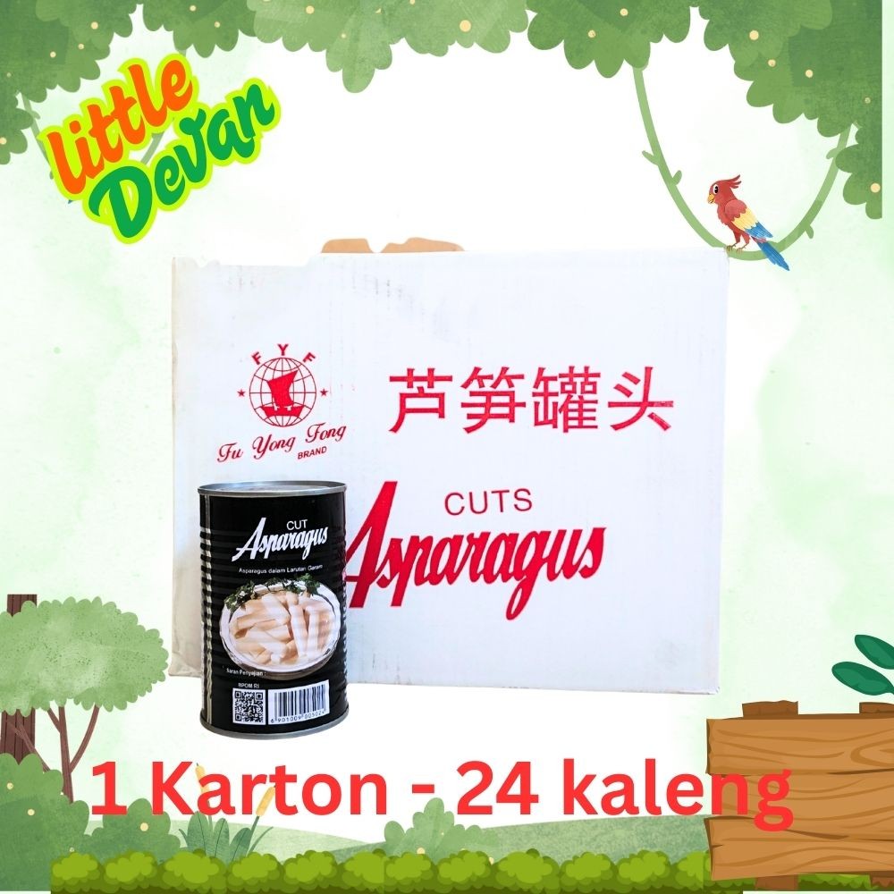 

[KARTON] Asparagus Cut FYF 425gr 24kaleng