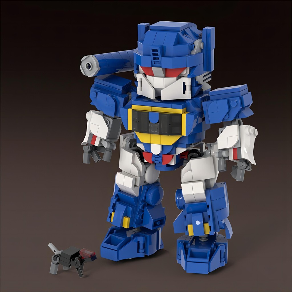 MOC Classic Anime Cartoon Robot Building Block Set Me  Transformation Warrior Soundwave Model Kids A