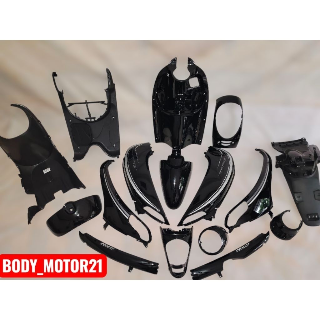 full body halus dan kasar Scoopy fi hitam 2015-2016 stylish