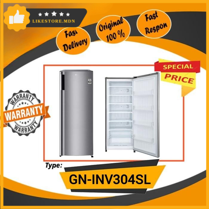 LG FREEZER 6 RAK GN-INV304SL