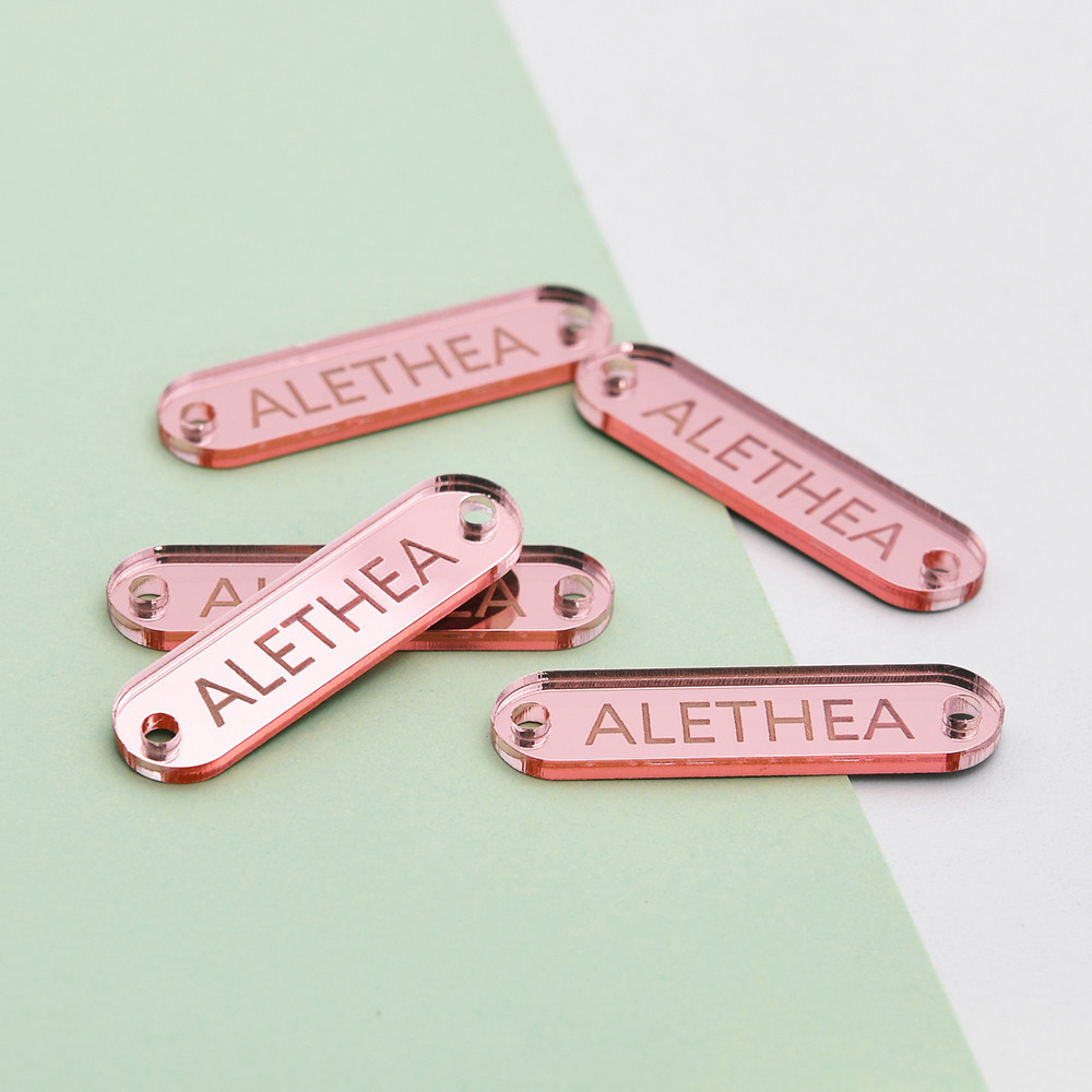 

Mirrored Acrylic Tags, Customized Logo Product Tags, Laser Cut Acrylic, Name Tags, Logo Labels, Crafters Product Labels, D1709