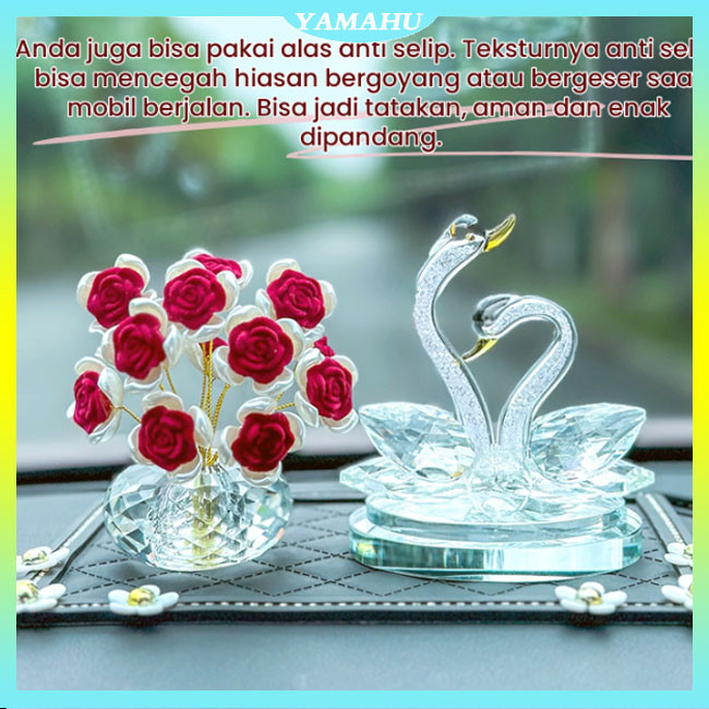 Mutiara Bunga BesarMutiara Kristal/Ornamen Kristal Mawar Crystal Rhinestones/Bunga Mawar Romantis Ka