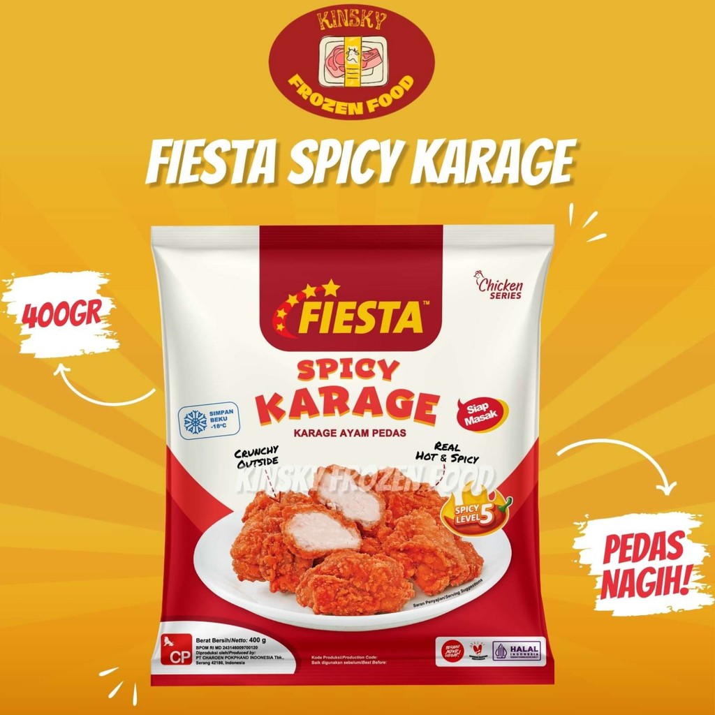 

FIESTA SPICY KARAGE 400GR/FIESTA SPICY KARAGE 400 GR