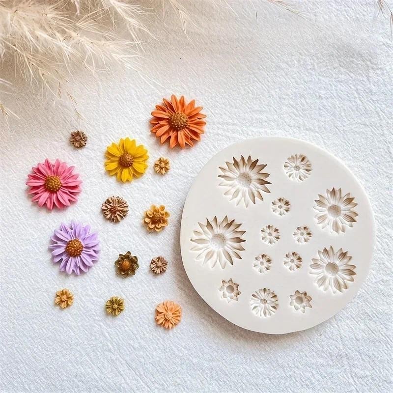 

Silicone Flower Mould, 1 Piece, Bouquet Mould, DIY Decoration, Chocolate, Sugar, Resin Candle, 3D Mould, resin flower mold