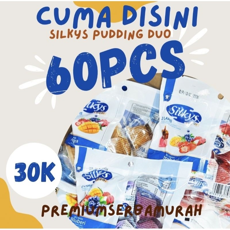 

ISI 60PCS !! SILKYS PUDDING DUO VARIAN RANDOM!! [ARUNA]