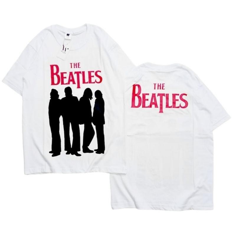 T-shirt The Beatles Vintage Kaos Band  Kaos Band The Beatles Vintage