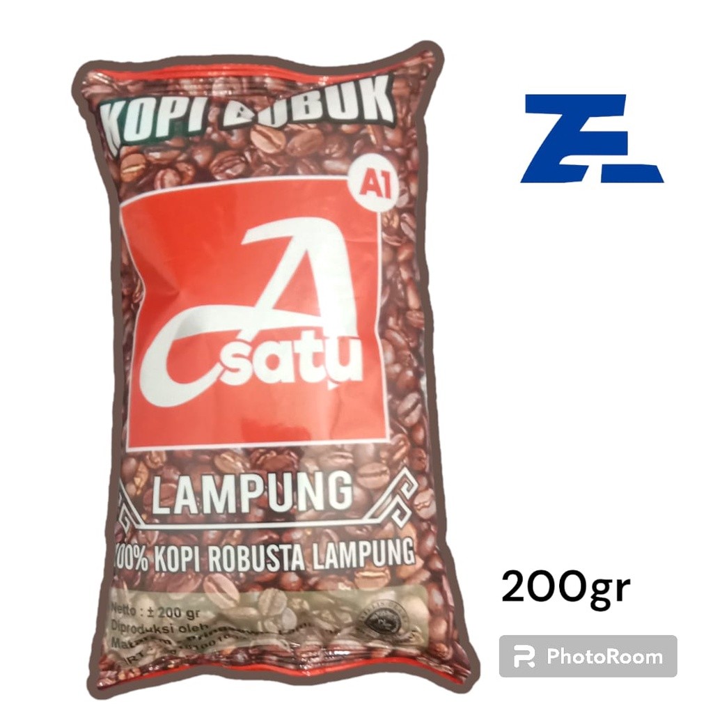 

Kopi Bubuk Robusta Lampung A Satu 200gram Kemasan Ekonomis Rasa Mantap