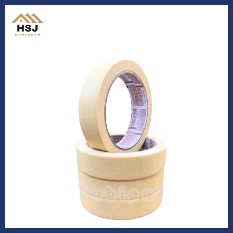 

[ ECER / 1 PCS ] Isolasi Kertas Masking Tape Berry 1 " x 25 m ( 23 mm x 25 m )