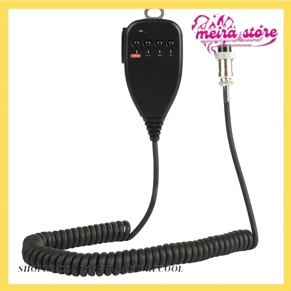 TM-241 8 PIN Plug Speaker PTT Ham Radios Mic MC-44 Microphone Hand Mic For Kenwood Radio TM-231 TM-2