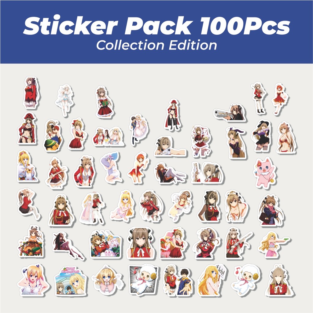 

Hot Stiker Anime Series Amagi Briliant Park Karakter Mix Lucu Anti Air Stikers Berperekat Waterproof Sticker Decal Buat Motor Helm Buku Journal Koper Casing HP Laptop Botol Minum
