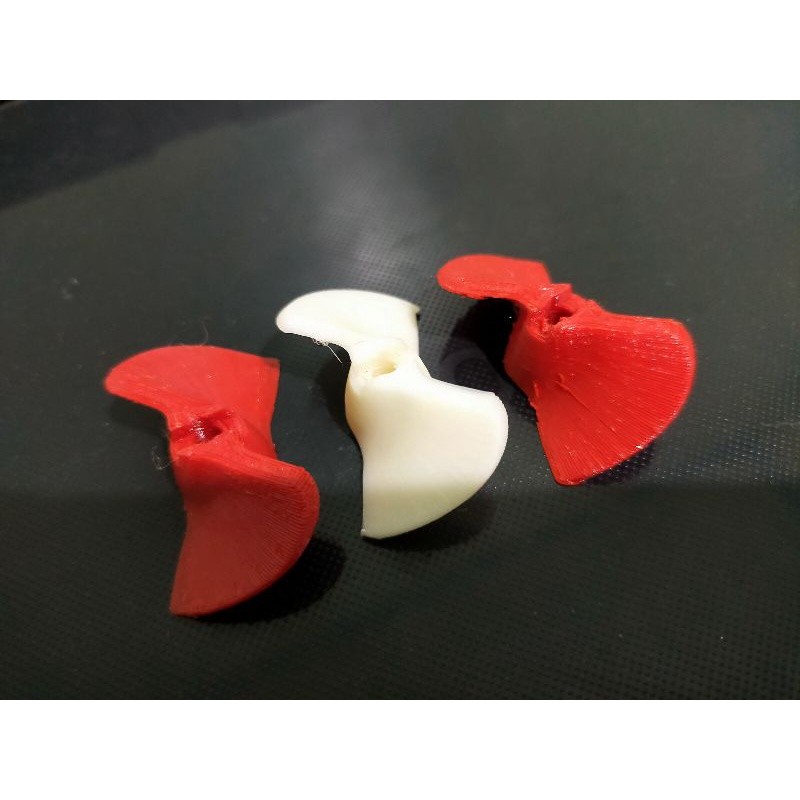 Propeller 2 Blade 3D Print 38 mm - Shaft 4 mm for RC Boat