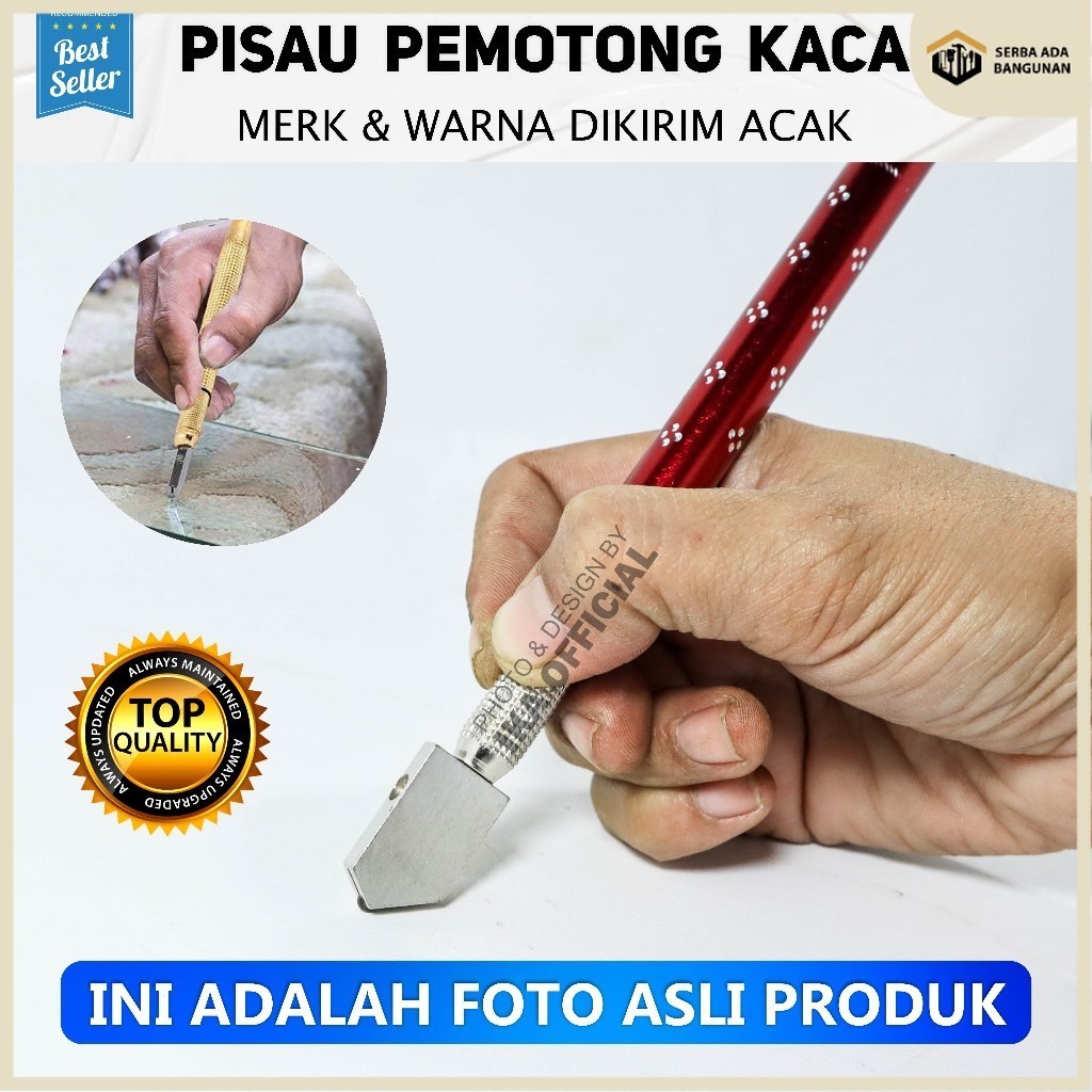SAB Alat Pemotong Kaca dan Keramik /Pisau Potong Kaca dan Keramik oil cutter cut + pipet / piso Alat