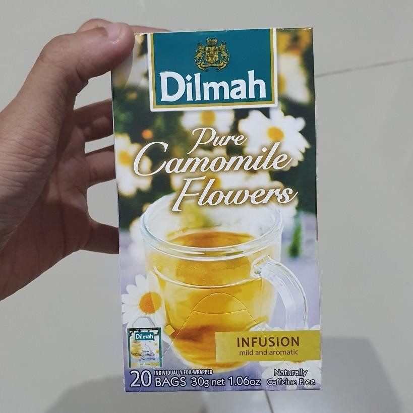 

Dilmah Pure Chamomile Flower Tea Infused Teh Celup Import ( 20 Bags )