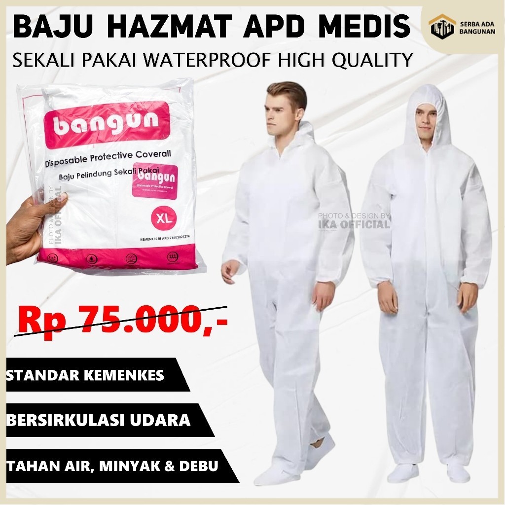 warna- hazmat apd - Baju Apd - Baju Medis / COD BAJU APD MEDIS | HAZMAT | COVERALL | MICROPORUS | WA