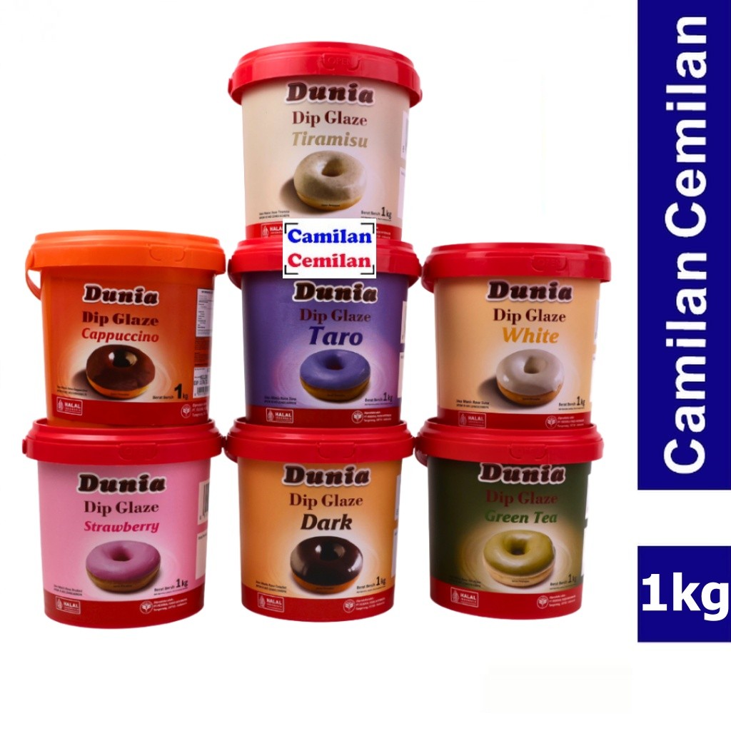 

Dunia Dip Glaze Eco Jar Topping Donat 1 kg