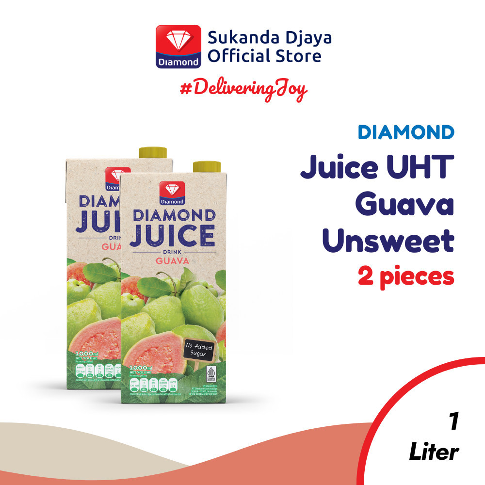 

Diamond Juice UHT Guava Unsweet 1000 ML [GET 2 PCS]
