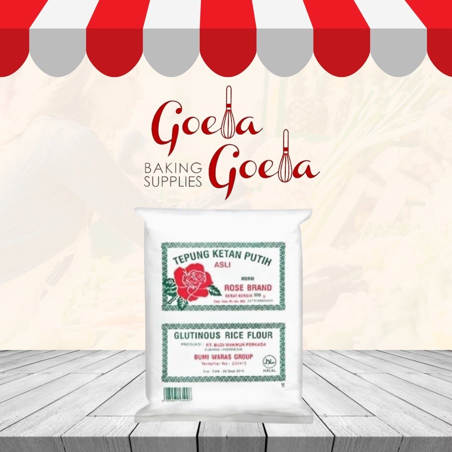 

Tepung Ketan Putih Rose Brand 500 gr
