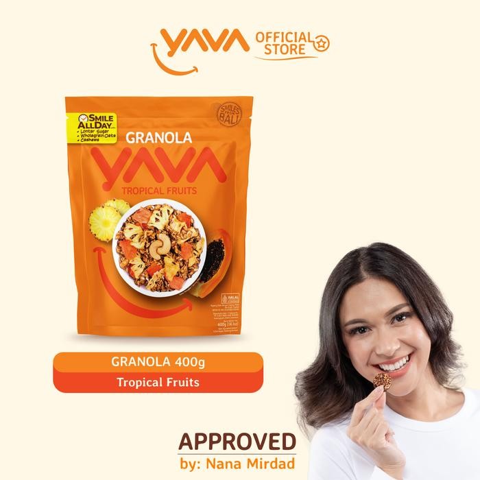 

YAVA Granola Tropical Fruits 400g