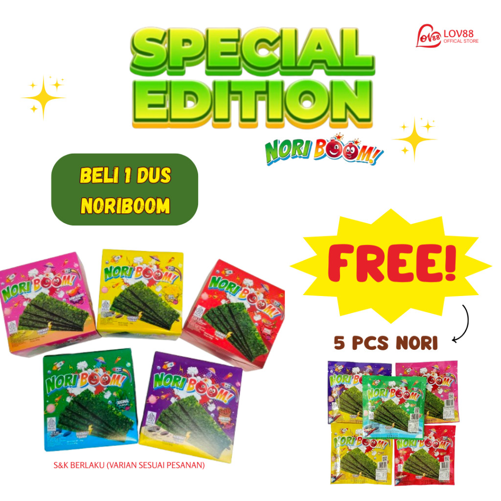 

NORIBOOM RUMPUT LAUT CRISPY (1 DUS ISI 5 BOX)