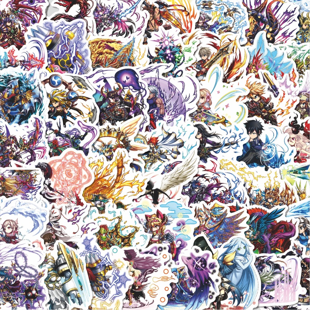 

Stiker Cutting Pack Stiker Game Series Brave Frontier Karakter Mix 4 Isi 100Pcs Series Aesthetic Lucu Keren Untuk Koper Bahan Vynil
