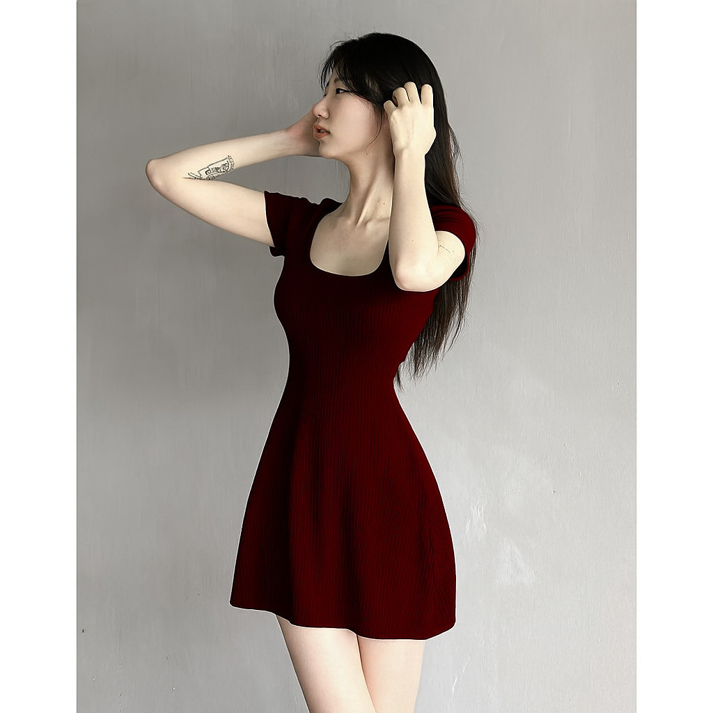 Fashion Dress SUNDRESS Knit April