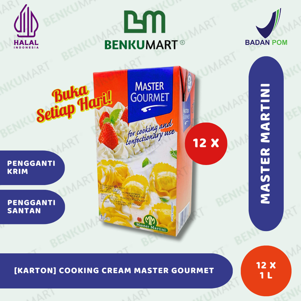 

[KARTON] Cooking Cream Master Gourmet 12 x 1 Liter
