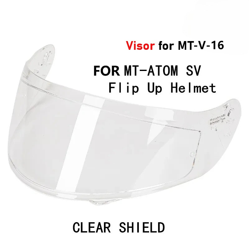Visor for MT-V-16 ATOM SV Helmet lens for MT Disposter Helmet Library Visor Lens
