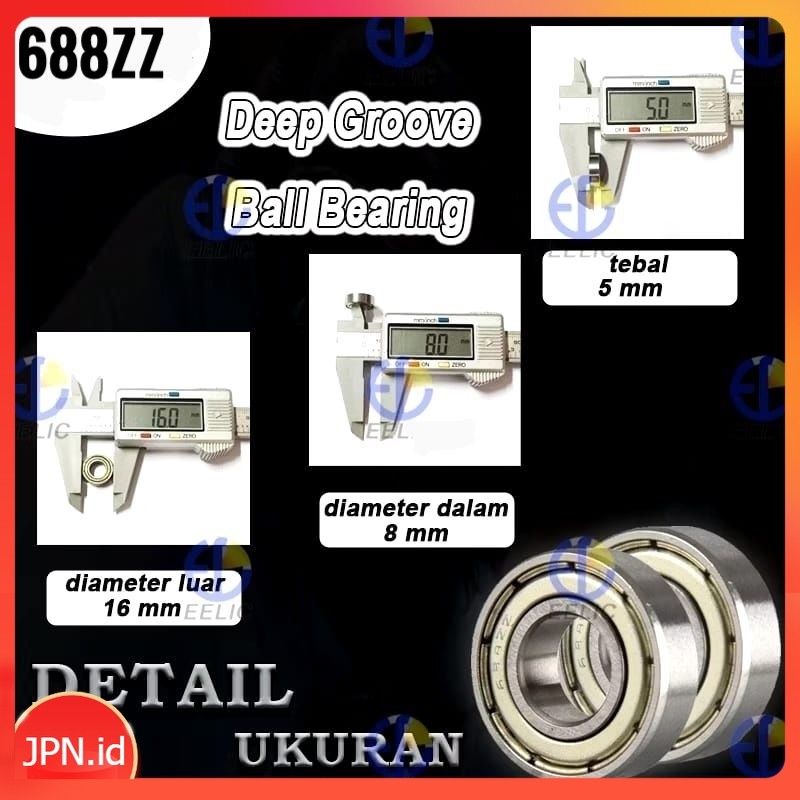 Bearing 688 ZZ 688ZZ Laker Kipas Angin - JPN
