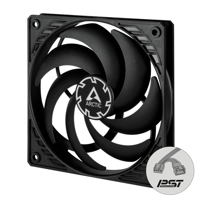 ARCTIC P12 SLIM PWM PST 120mm FAN - SINGLE FAN