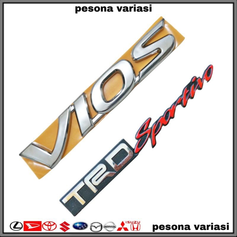 Emblem Vios//logo emblem Toyota Vios TRDsportivo