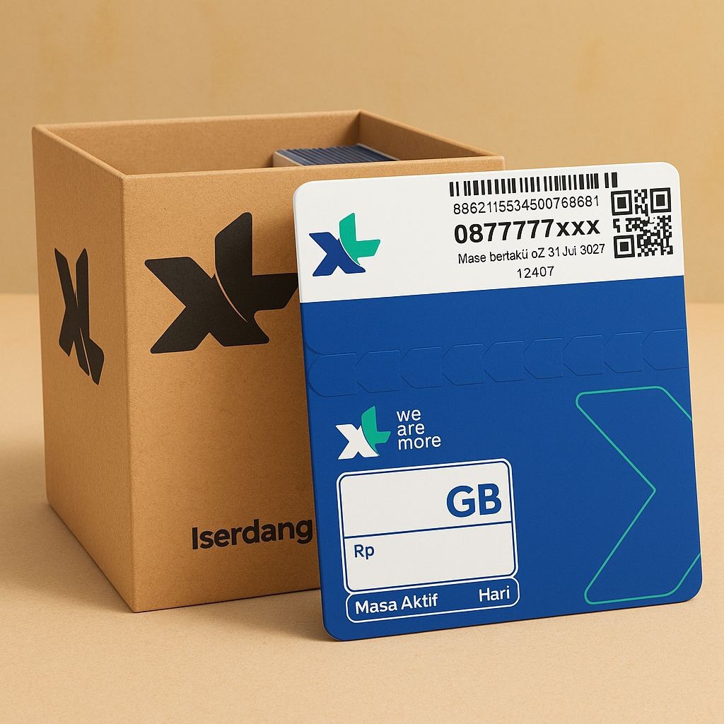 nomor kwartet XL cantik rapih