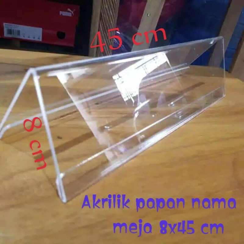 

[MSS] papan nama meja 8x45 cm