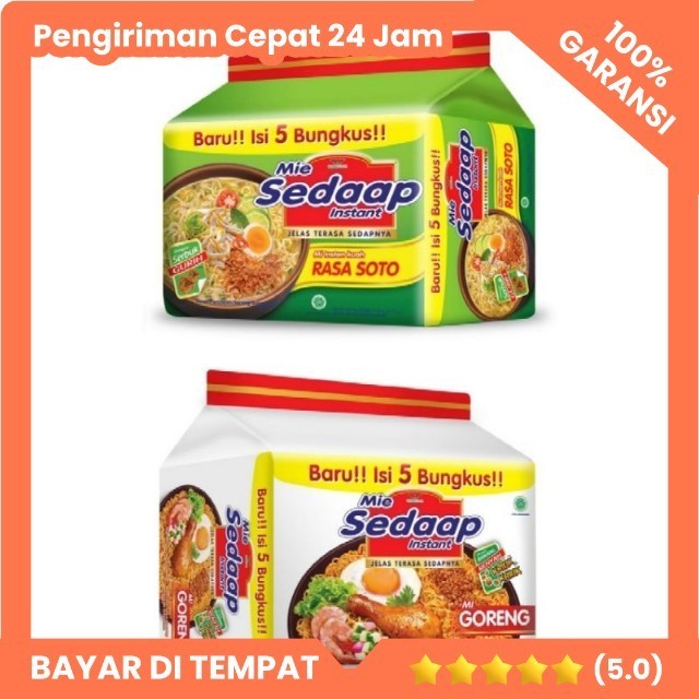 

Mie Sedaap Instan Goreng Rebus isi 5pcs