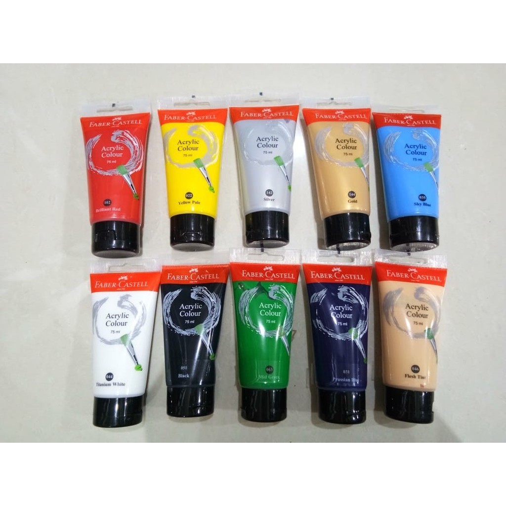 

PROMO - ACRYLIC COLOUR 75ML FABER-CASTEL / CAT AKRILIK / PAINT COLOUR 187510- BIGSELLER