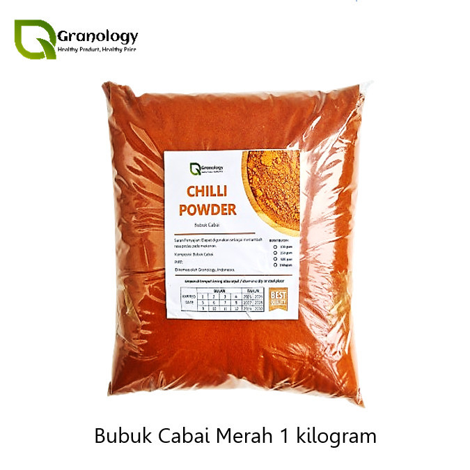 

[[ K23 - BEST SELLER ]] Cabe Bubuk / Chilli Powder (1 kilogram) by Granology