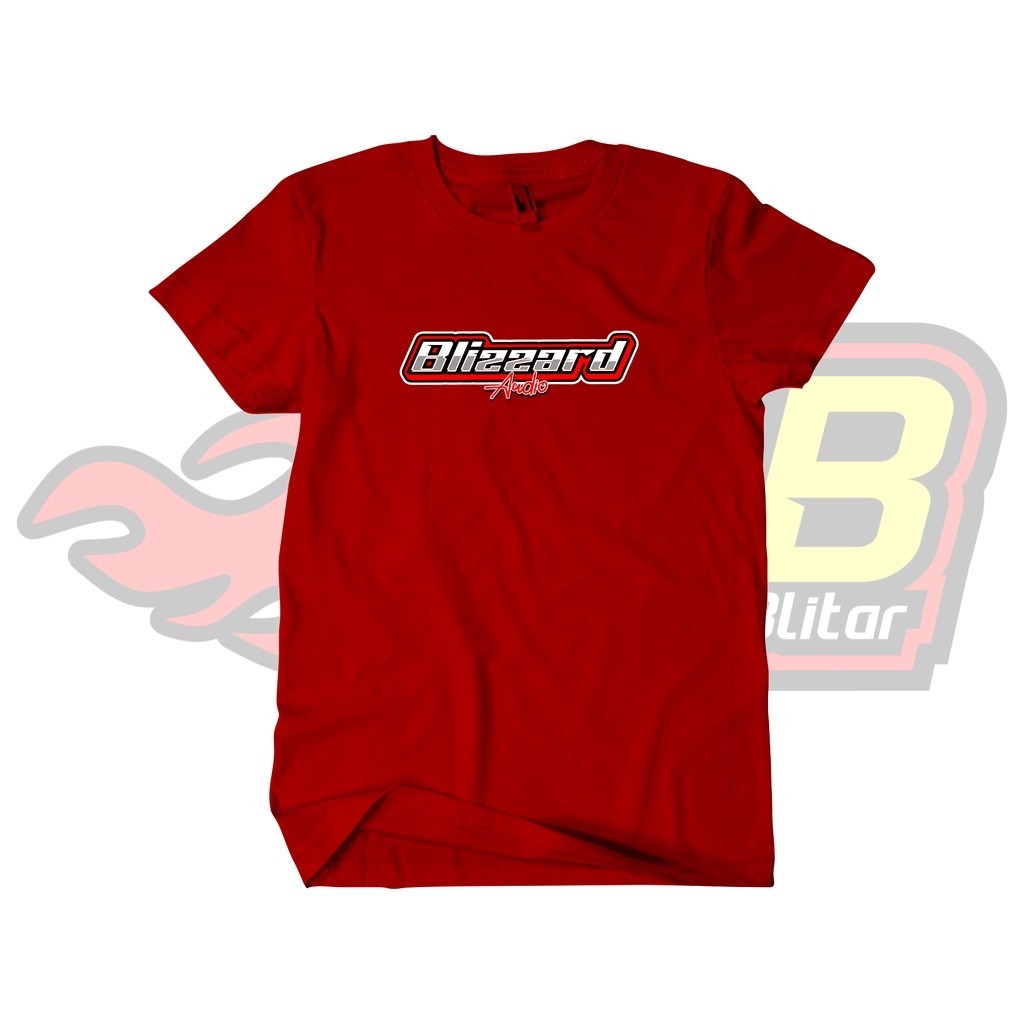 QUALITY✔️ Kaos Blizzard Audio Sound System Katun Combed Unofficial #