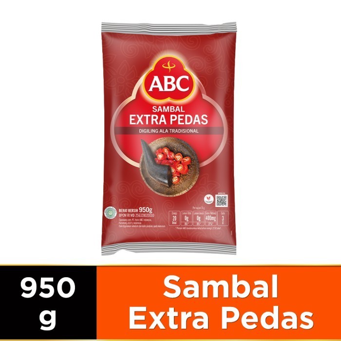 

HEMAT! ABC Saus Sambal Extra Pedas 950 g